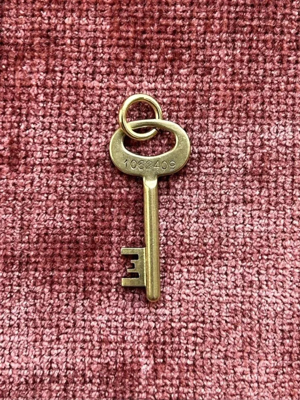 LOUIS VUITTON Vintage Steamer Trunk Skeleton Luggage Key # 1052409